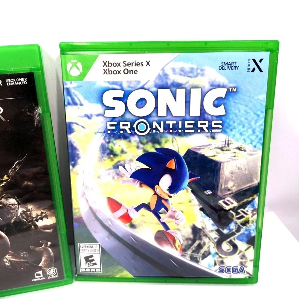 Xbox One 3 Game Lot Fallout 4 Shadow of War Sonic Frontier RPG Action Bundle CIB